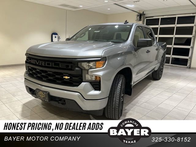 New 2026 Chevrolet Silverado 1500 Custom w/ LPO, Dark Essentials Package RWD image 1