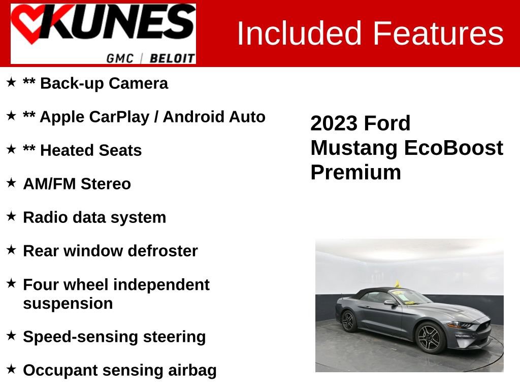 Used 2023 Ford Mustang Premium RWD image 2