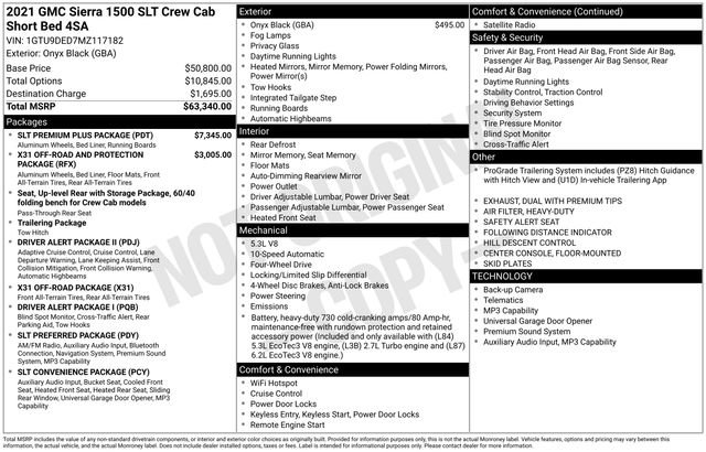 Used 2021 GMC Sierra 1500 SLT w/ SLT Premium Plus Package AWD/4WD image 4