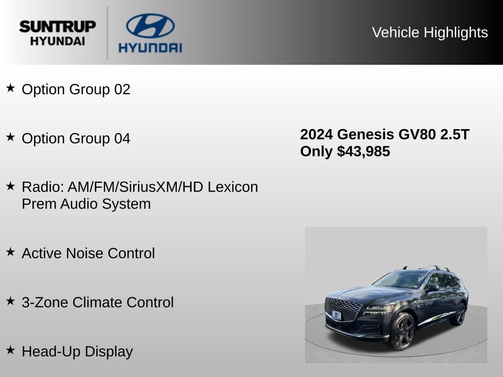 Used 2024 Genesis GV80 2.5T w/ Prestige Package AWD/4WD image 16