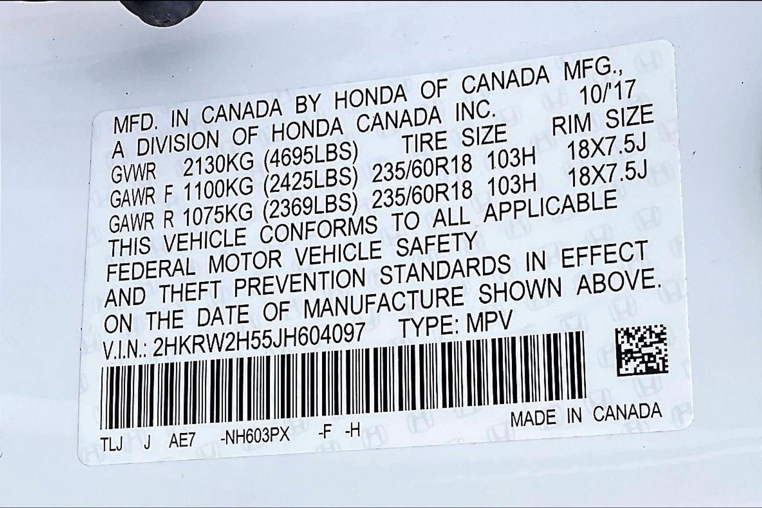 Used 2018 Honda CR-V EX image 19