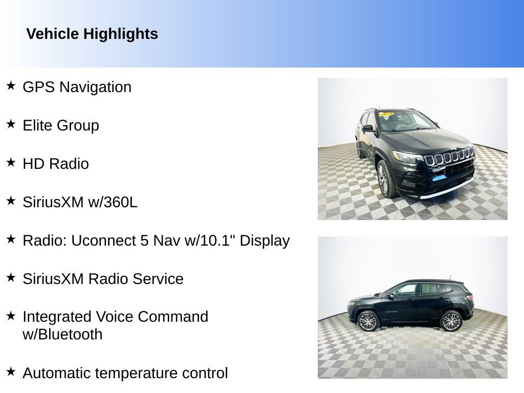 Used 2024 Jeep Compass Limited w/ Elite Group AWD/4WD video 2
