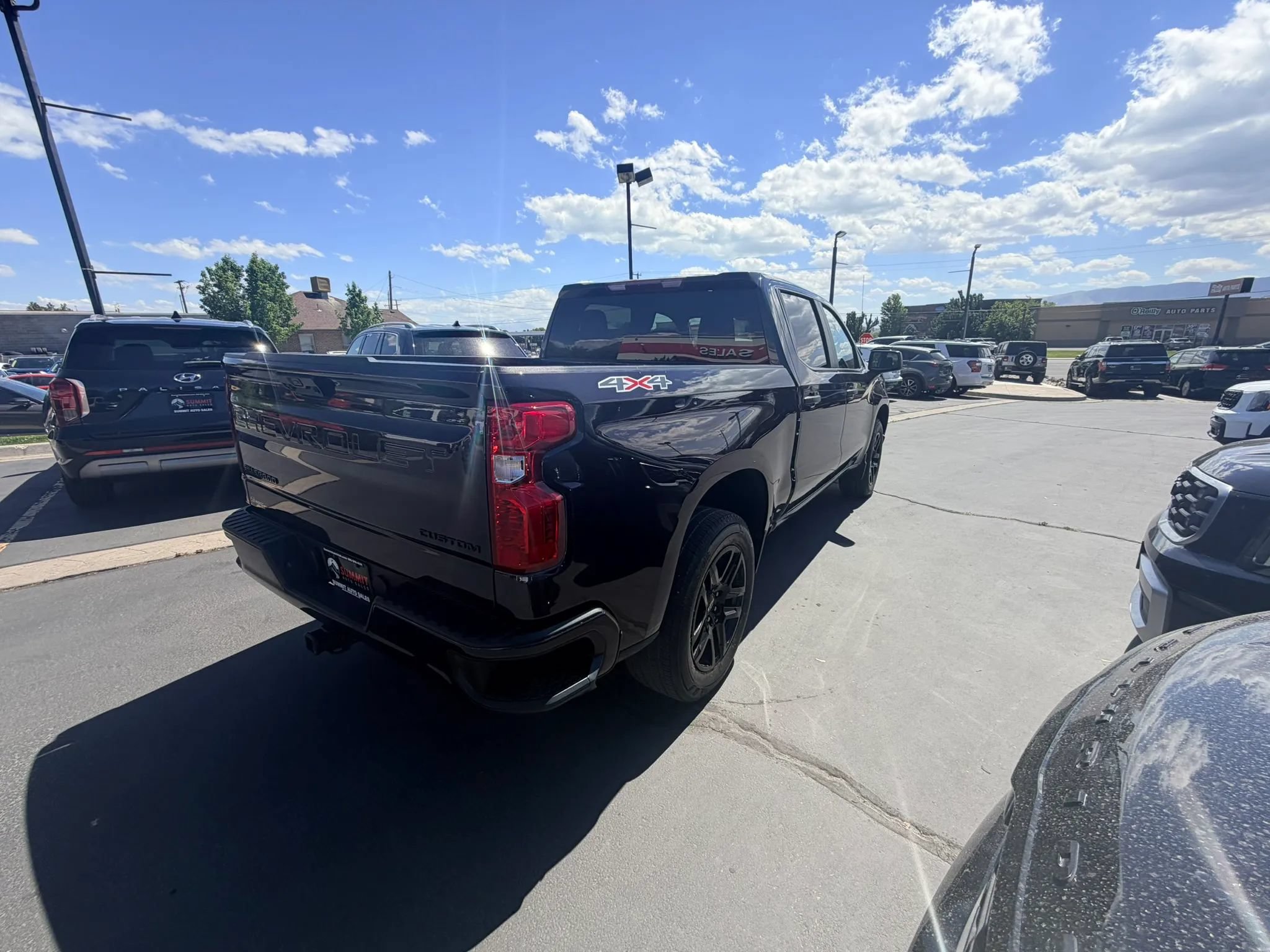 Used 2023 Chevrolet Silverado 1500 Custom w/ LPO, Dark Essentials Package AWD/4WD image 4