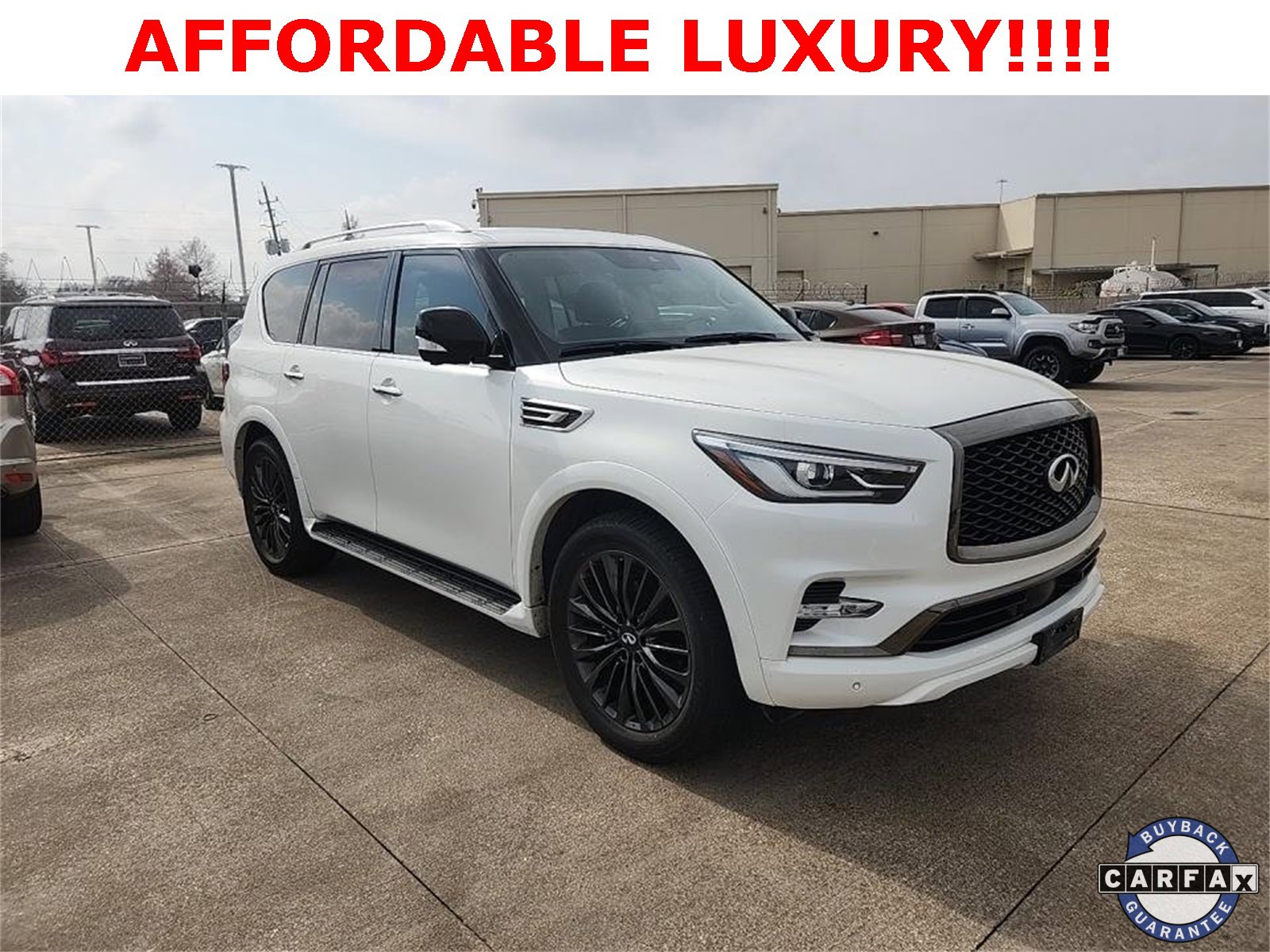Certified 2023 INFINITI QX80 Premium Select w/ Cargo Package