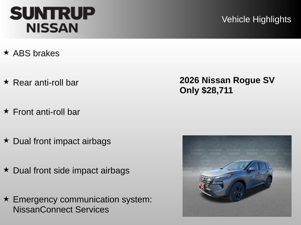 Used 2026 Nissan Rogue SV AWD/4WD image 23