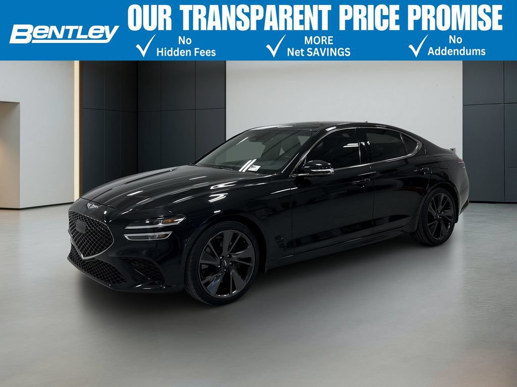 Certified 2022 Genesis G70 2.0T w/ Sport Advanced Package RWD image 1