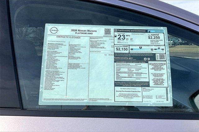 New 2026 Nissan Murano Platinum w/ Cargo Package image 13