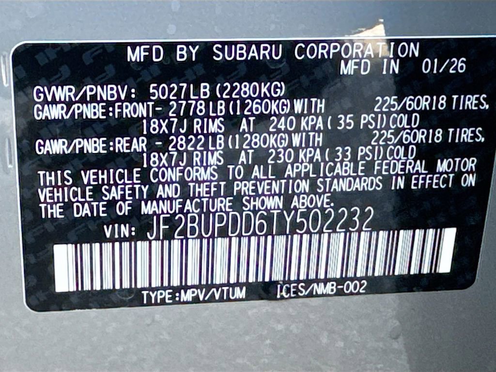 New 2026 Subaru Outback Limited image 42