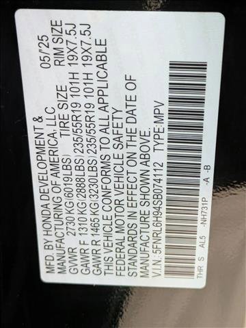 Certified 2025 Honda Odyssey Elite image 28