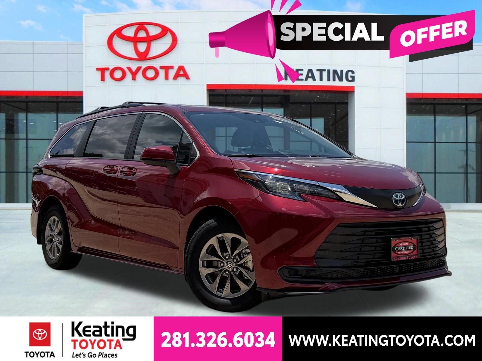Certified 2025 Toyota Sienna LE