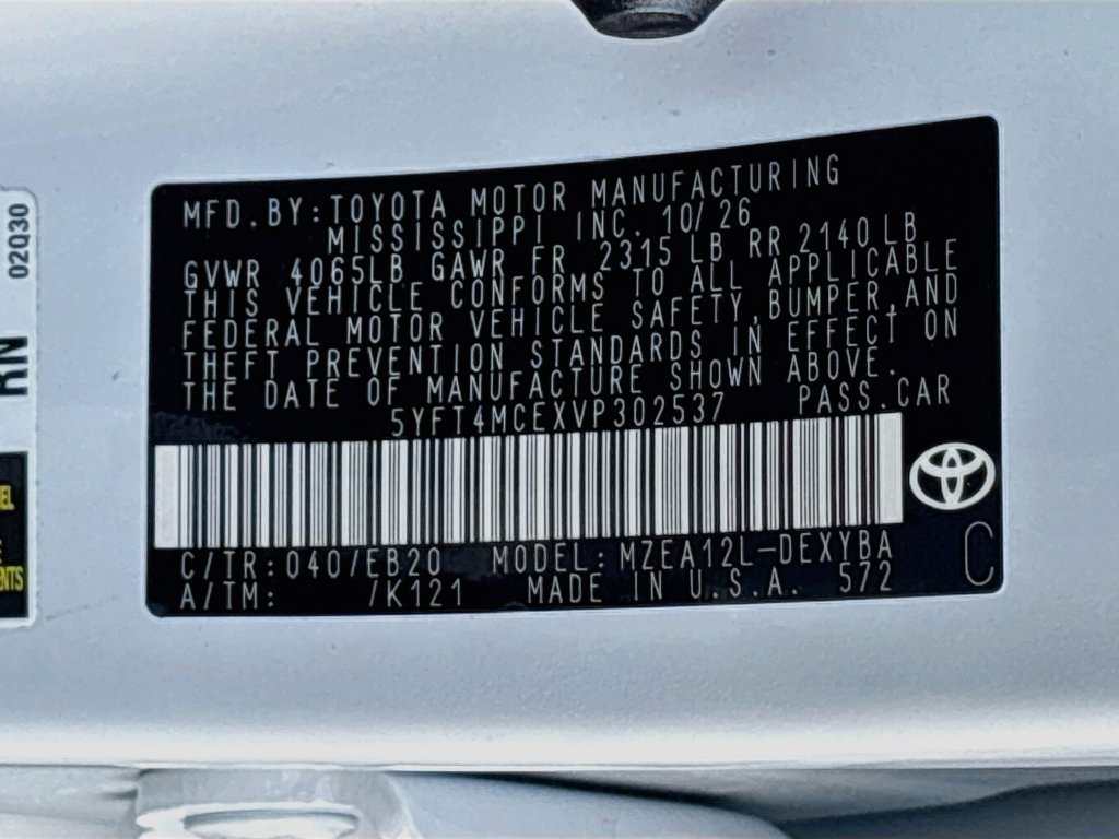 New 2027 Toyota Corolla XSE FWD image 32