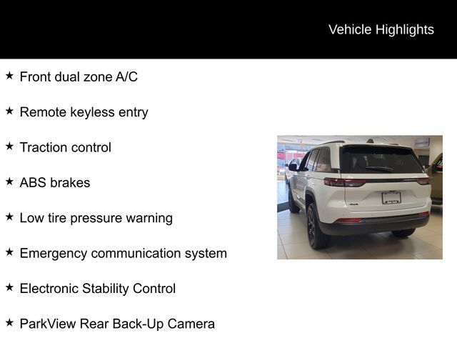 New 2026 Jeep Grand Cherokee Altitude AWD/4WD image 8