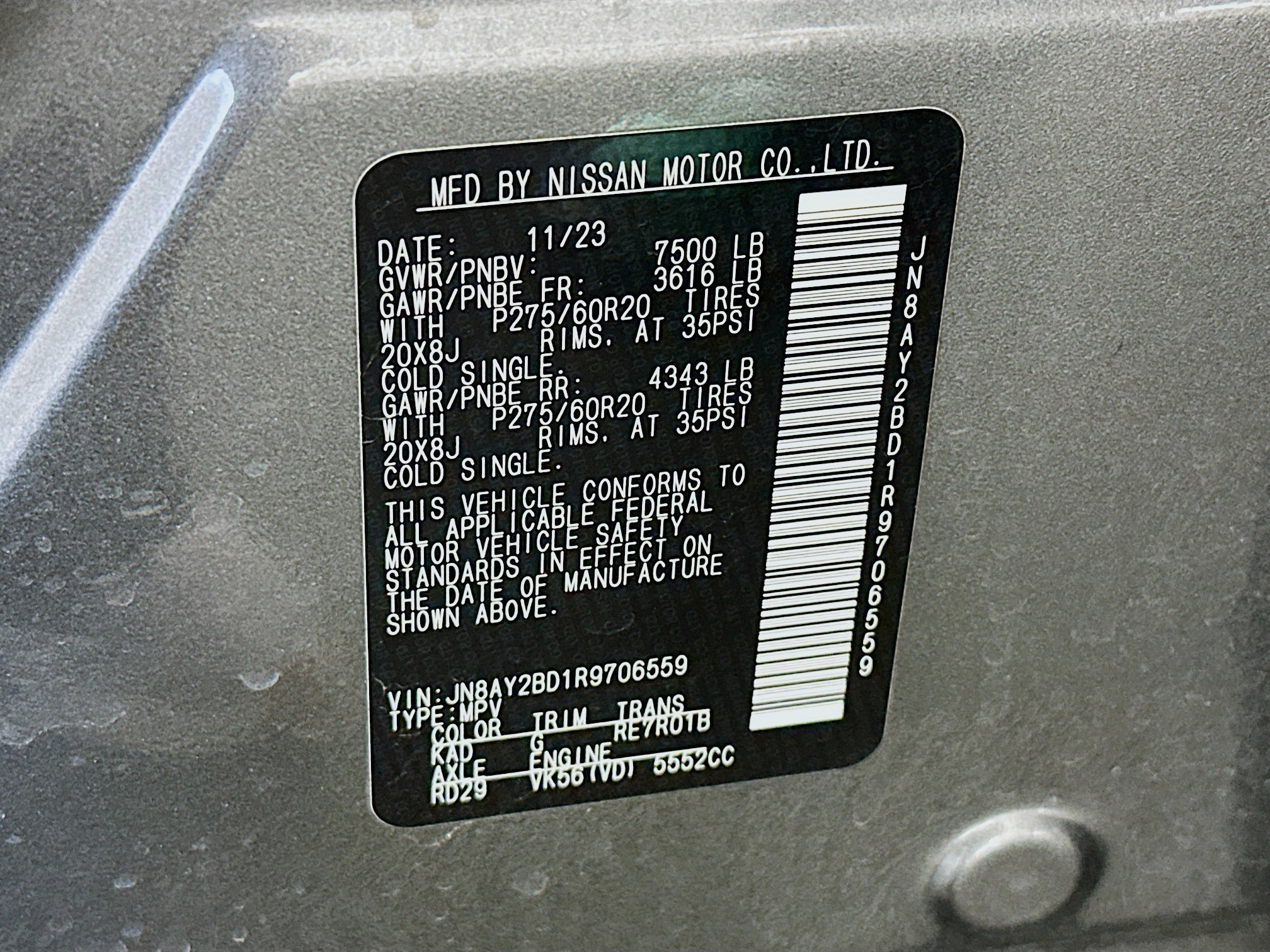 Used 2024 Nissan Armada SL image 12