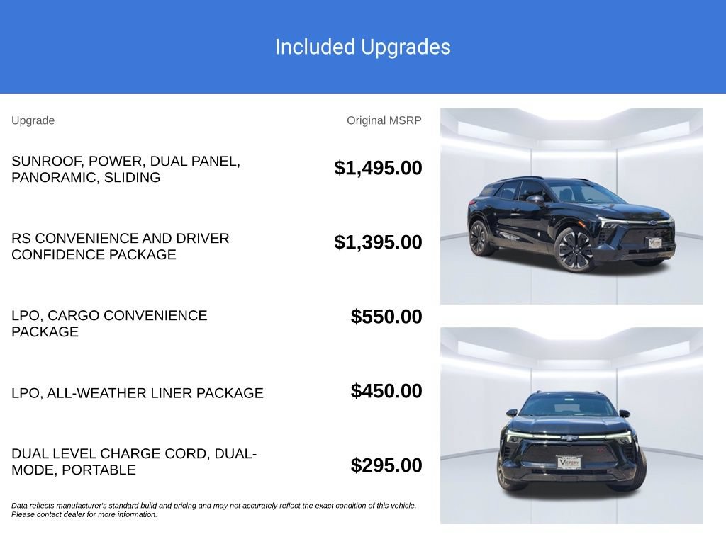 New 2025 Chevrolet Blazer EV RS RWD image 3