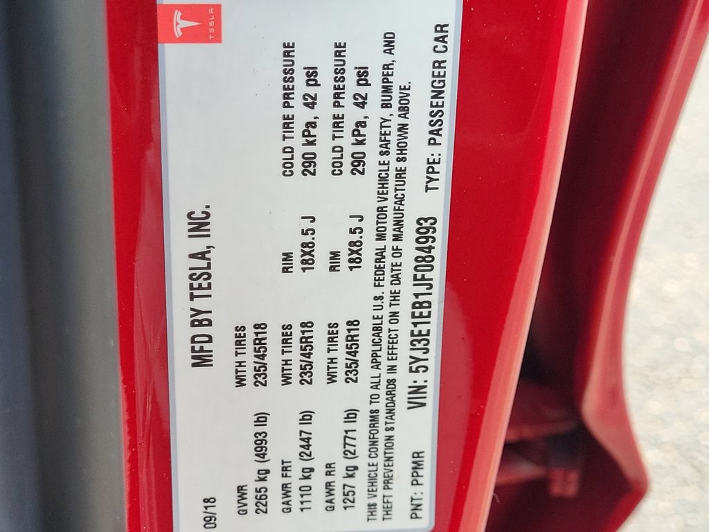 Used 2018 Tesla Model 3 Performance AWD/4WD image 32