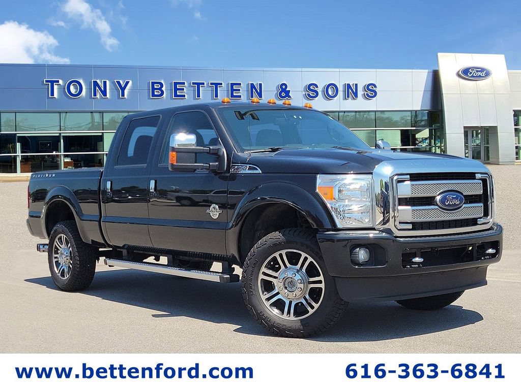 Used 2015 Ford F250 Platinum w/ Snow Plow Prep Package AWD/4WD image 1