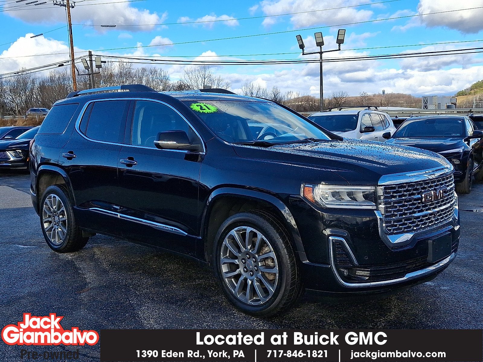 Used 2021 GMC Acadia Denali w/ Denali Technology Package