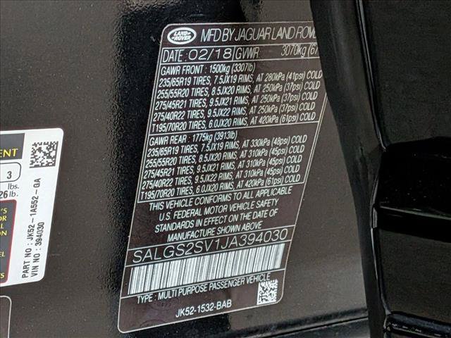 Used 2018 Land Rover Range Rover HSE AWD/4WD image 26