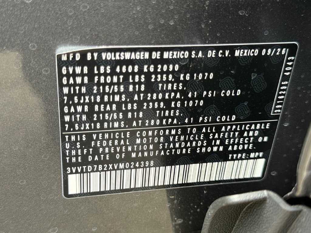 New 2027 Volkswagen Taos Sport AWD/4WD image 25