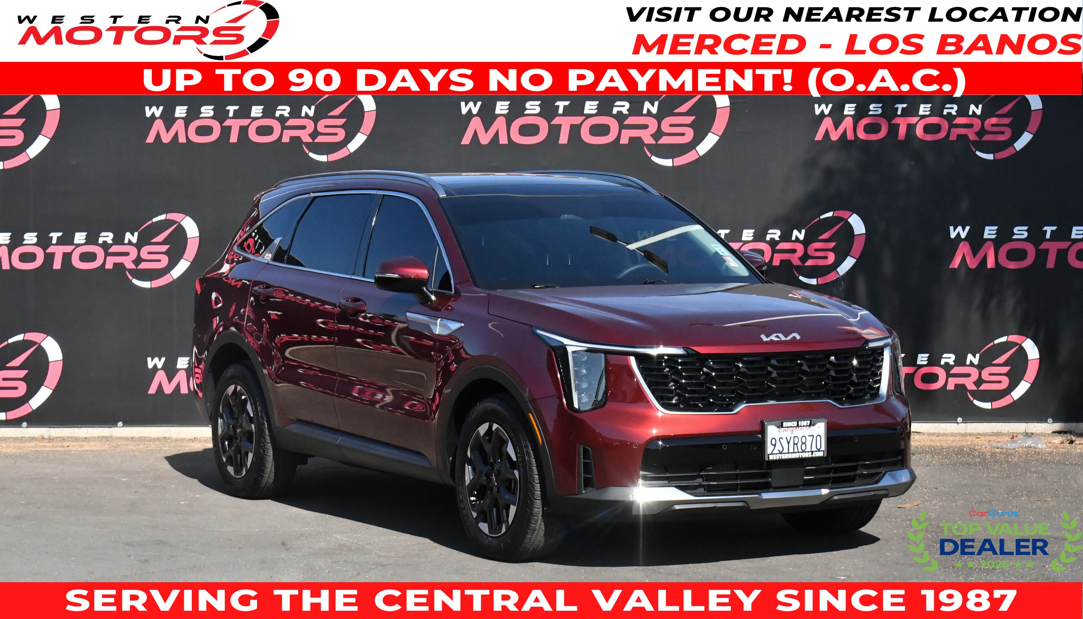 Used 2025 Kia Sorento S w/ Panoramic Sunroof Package