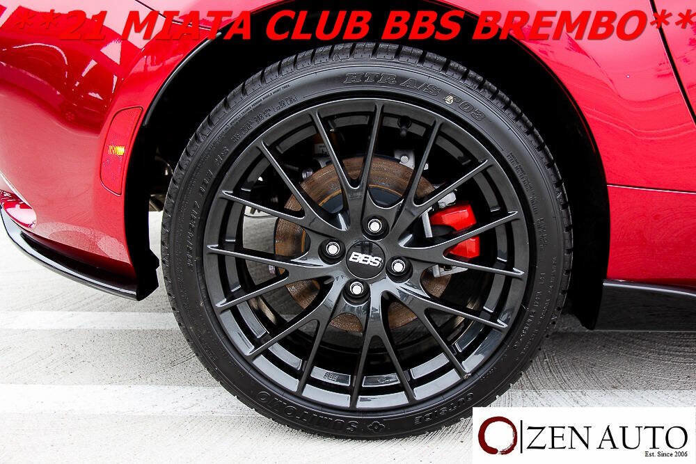 Used 2021 MAZDA MX-5 Miata Club w/ Brembo/BBS Recaro Package image 45