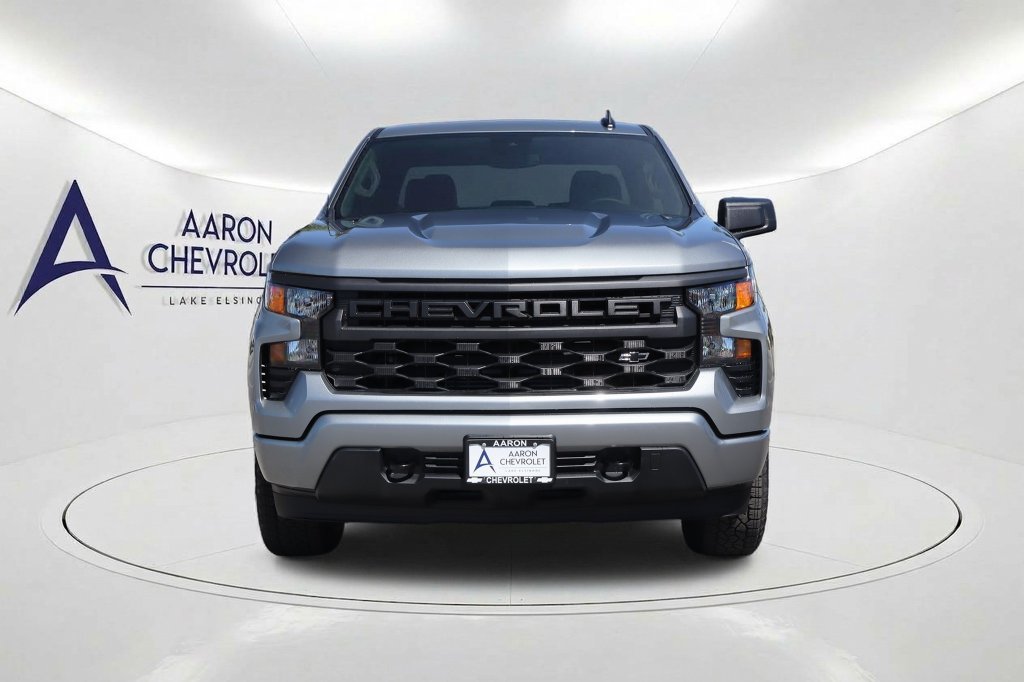 New 2026 Chevrolet Silverado 1500 Custom w/ Turbomax Blackout Package AWD/4WD image 2