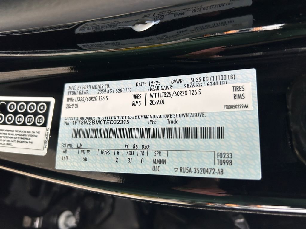 New 2026 Ford F250 Lariat w/ Black Appearance Package image 54