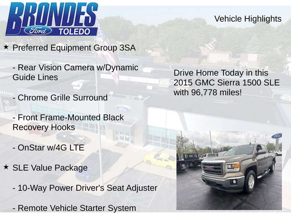 Used 2015 GMC Sierra 1500 SLE w/ SLE Value Package AWD/4WD image 22