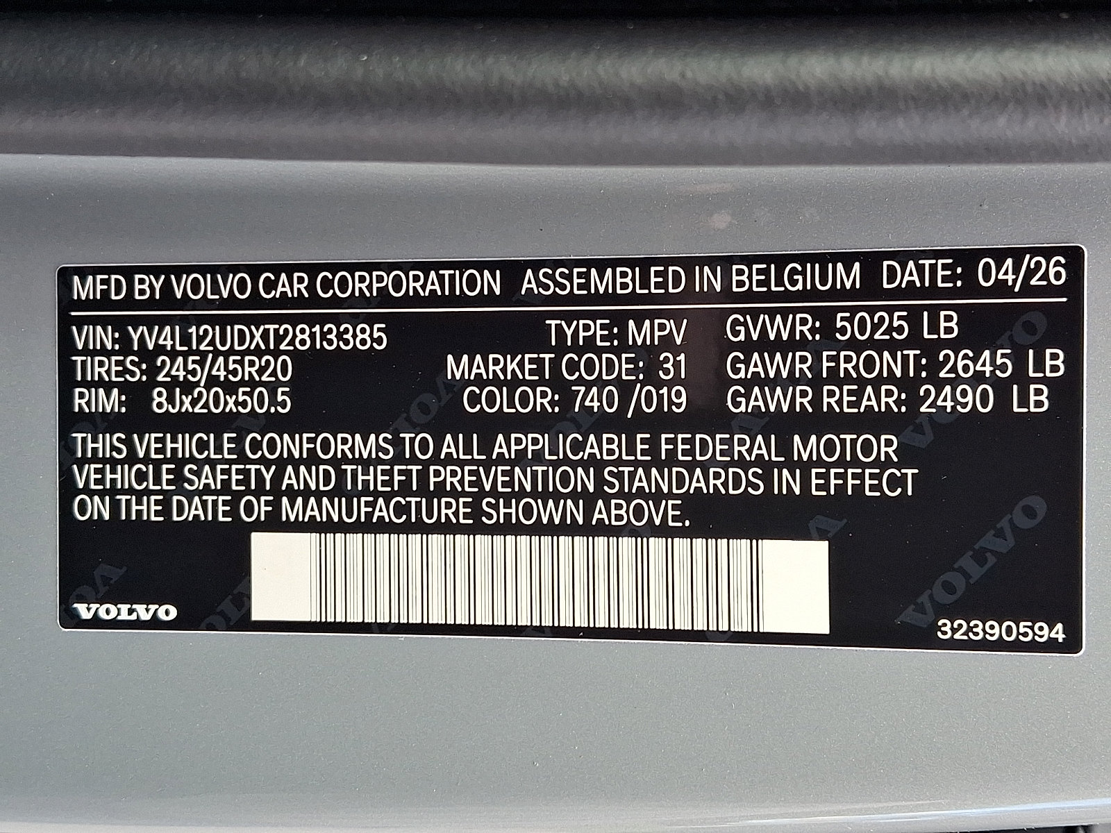New 2026 Volvo XC40 B5 Ultra w/ Climate Package AWD/4WD image 13
