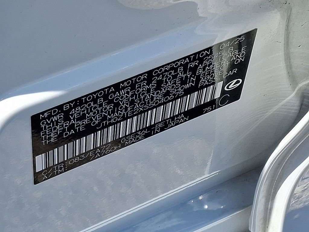 Used 2025 Lexus IS 350 F Sport w/ Accessory Package image 27