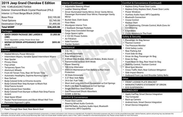 Used 2019 Jeep Grand Cherokee Laredo RWD image 2