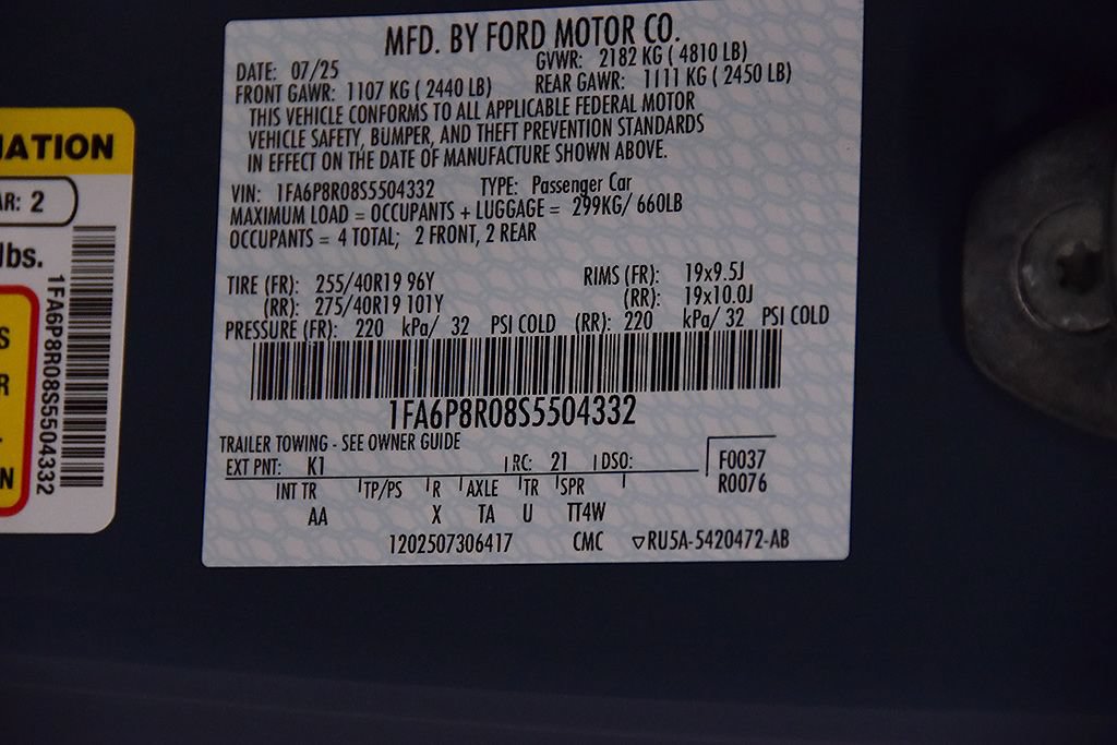 Used 2025 Ford Mustang Dark Horse RWD image 16
