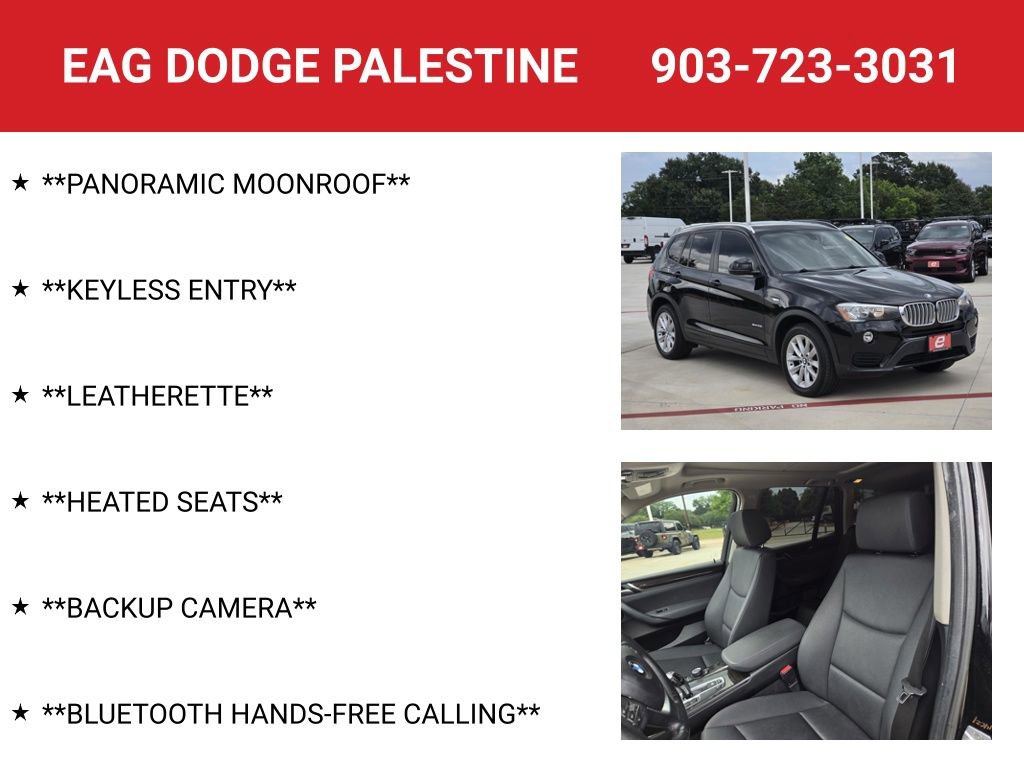 Used 2017 BMW X3 sDrive28i RWD image 4