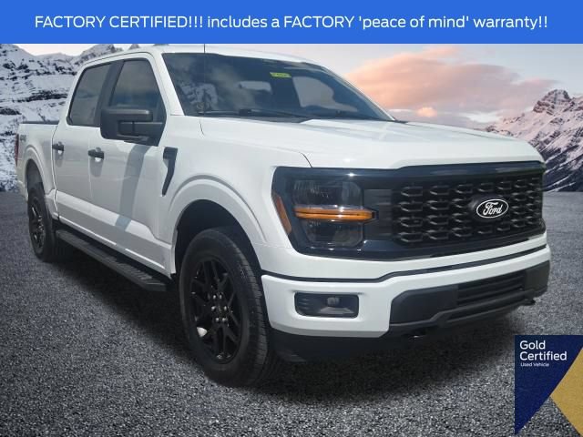 Certified 2024 Ford F150 STX w/ STX Black Appearance Package AWD/4WD 360° Tour
