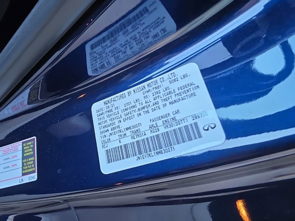 Certified 2022 INFINITI Q60 3.0t Luxe w/ Essential Package image 14