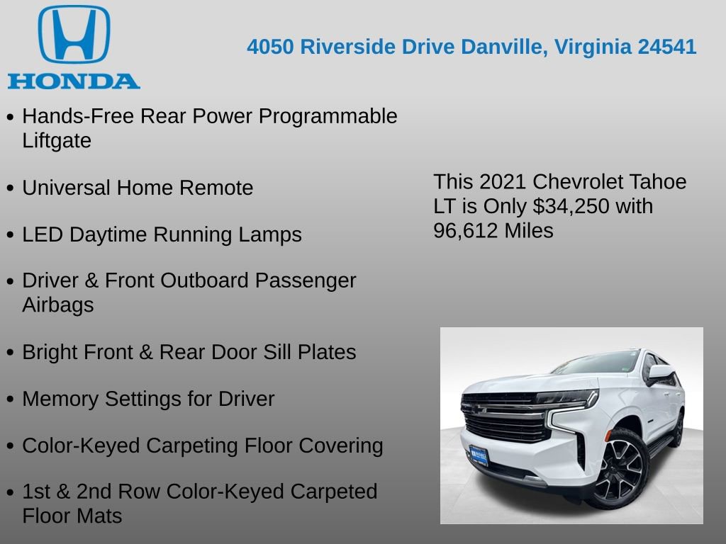 Used 2021 Chevrolet Tahoe LT image 22