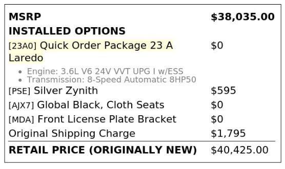 Used 2024 Jeep Grand Cherokee Laredo RWD image 4