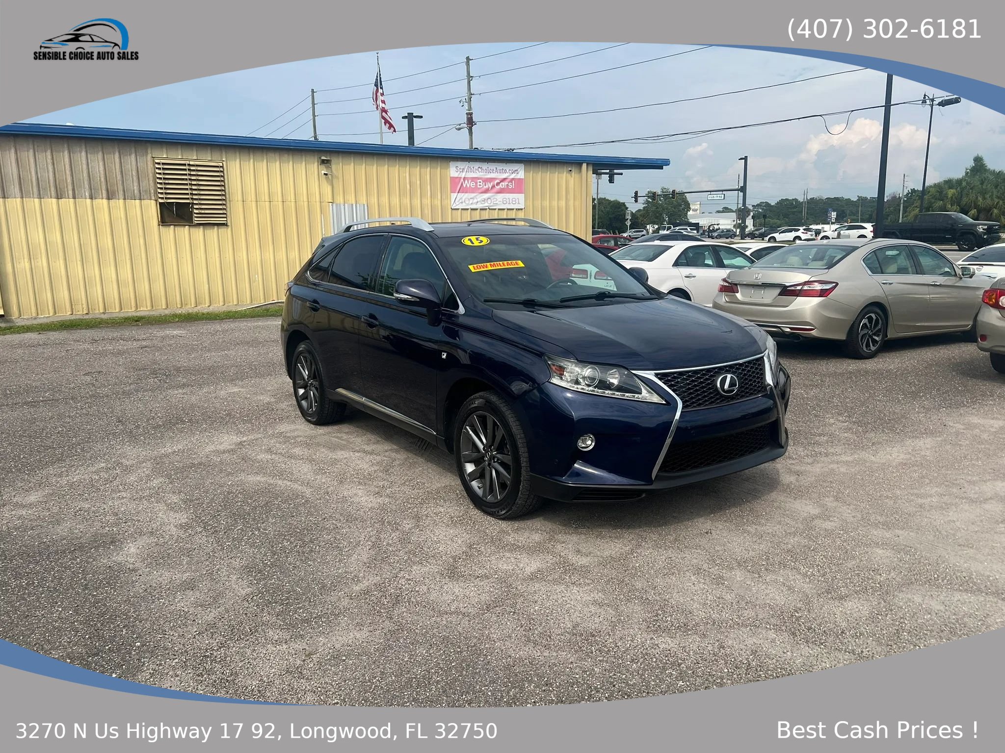 Used 2015 Lexus RX 350 F Sport w/ Navigation Package