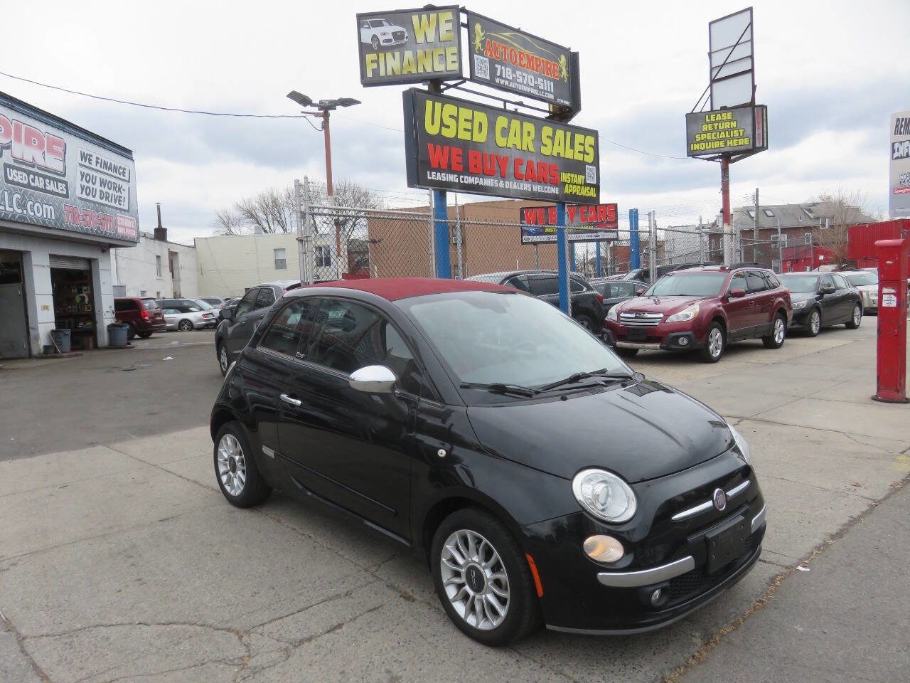 Used 2012 FIAT 500 Lounge w/ Luxury Leather Pkg image 3
