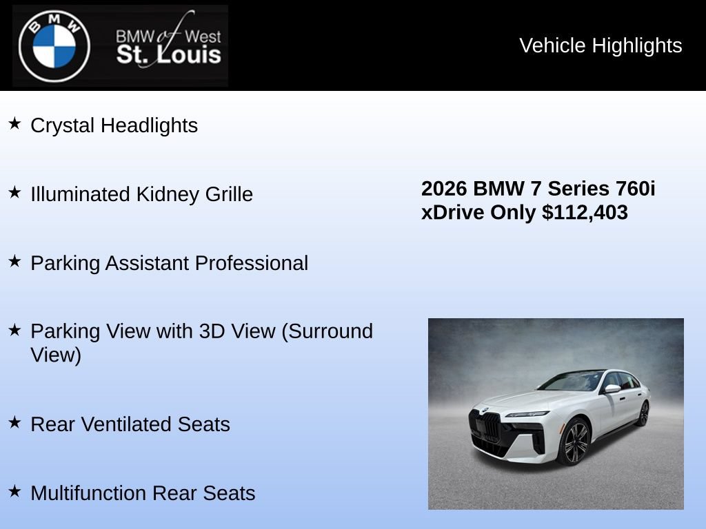 Used 2026 BMW 760i xDrive w/ Executive Package AWD/4WD image 16