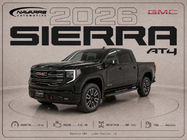 New 2026 GMC Sierra 1500 AT4 w/ AT4 Premium Package AWD/4WD image 1
