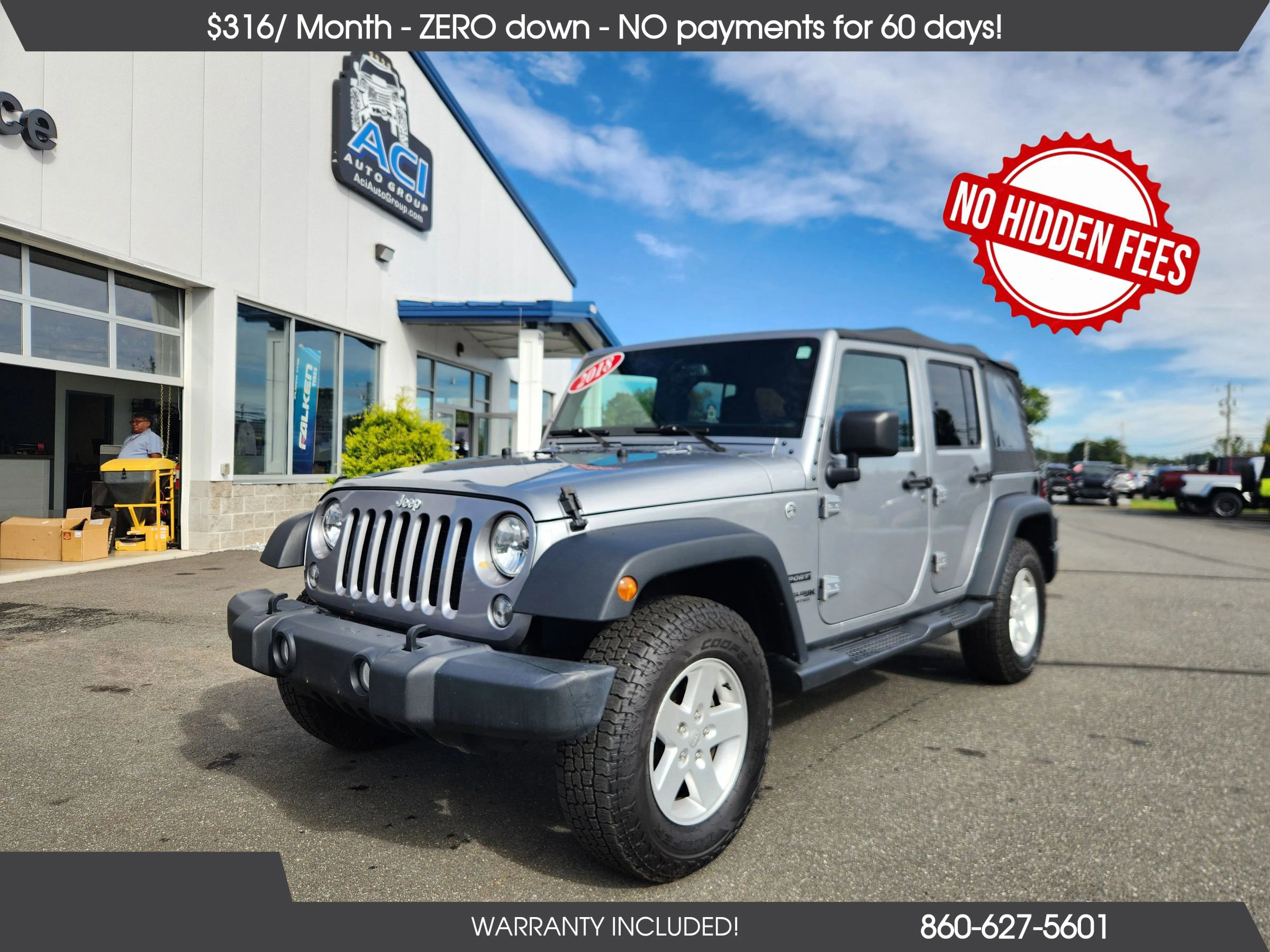 Used 2018 Jeep Wrangler Unlimited Sport S