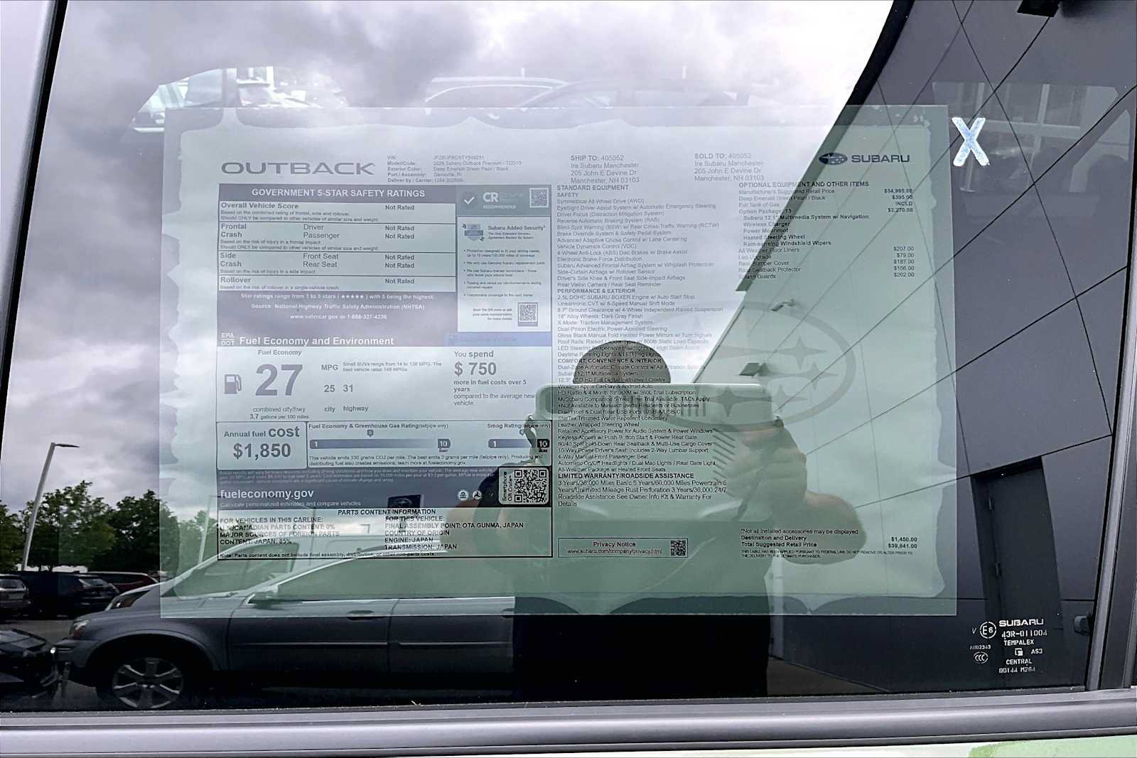 New 2026 Subaru Outback Premium AWD/4WD image 19