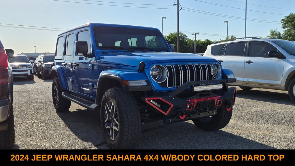 Used 2024 Jeep Wrangler Unlimited Sahara AWD/4WD image 1
