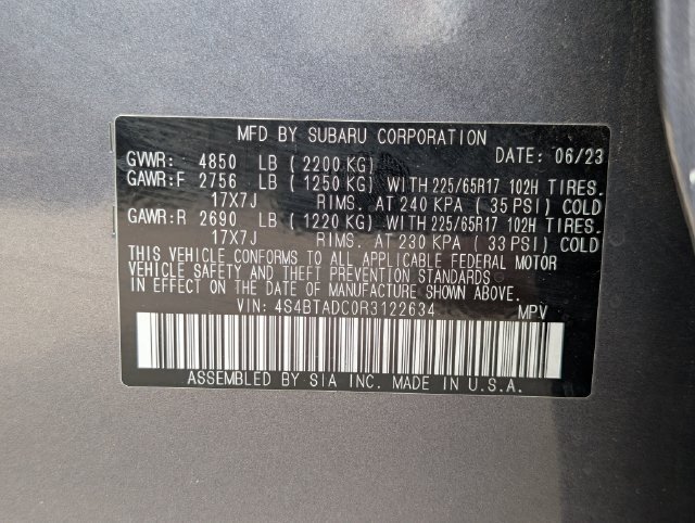 Certified 2024 Subaru Outback Premium AWD/4WD image 32