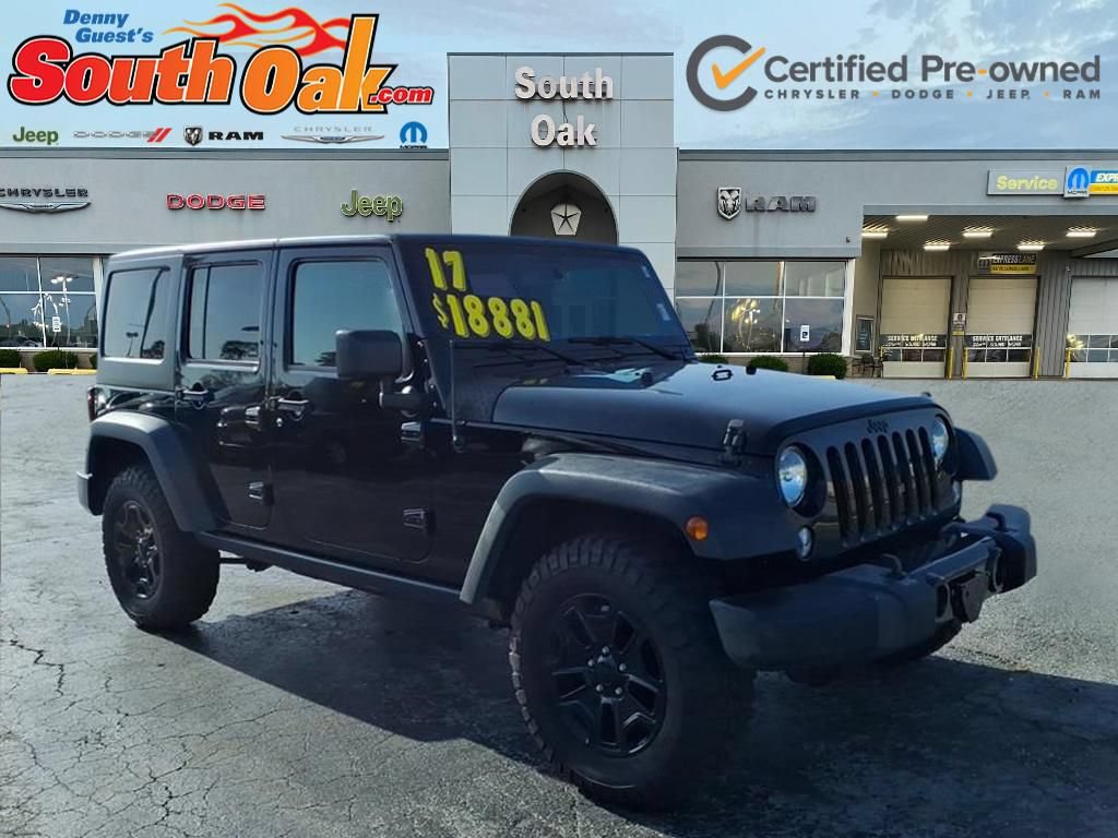 Certified 2017 Jeep Wrangler Unlimited Sport AWD/4WD image 1