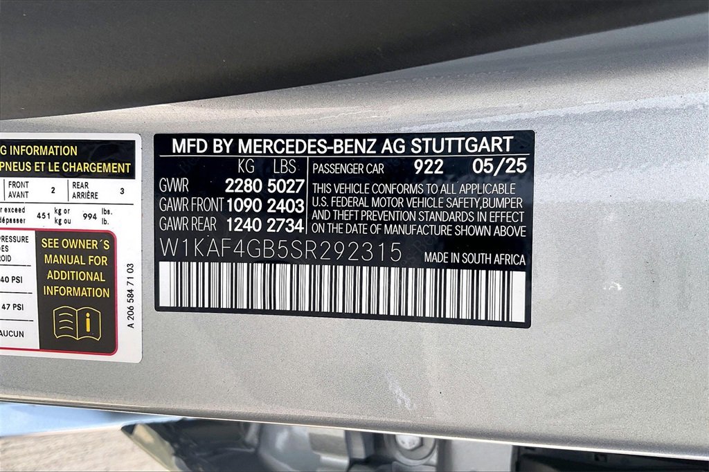 New 2025 Mercedes-Benz C 300 Sedan image 18