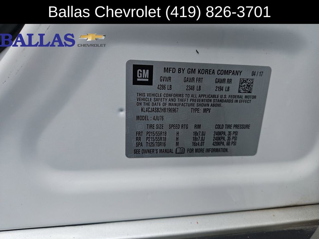 Certified 2017 Buick Encore Preferred FWD image 34