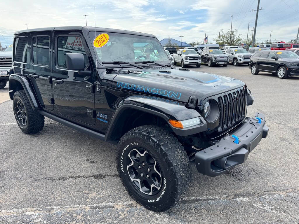 Used 2021 Jeep Wrangler Unlimited Rubicon 4xe w/ Steel Bumper Group image 7