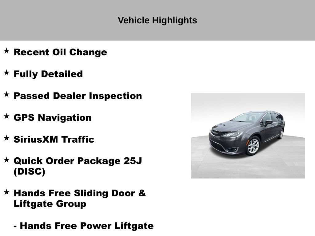 Used 2017 Chrysler Pacifica Touring-L Plus w/ Advanced Safetytec Group FWD image 18